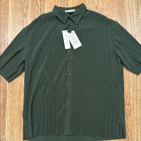 Zara Oversized Shirt XL NWT - Picture 1 of 3